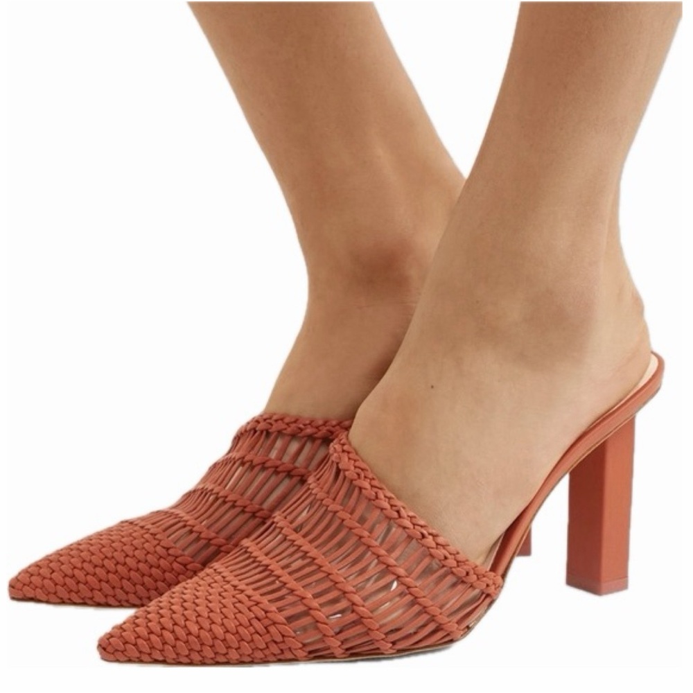 Cult Gaia “Raya Woven Mules”